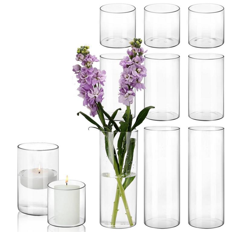CUCUMI GLASS VASES 9PK