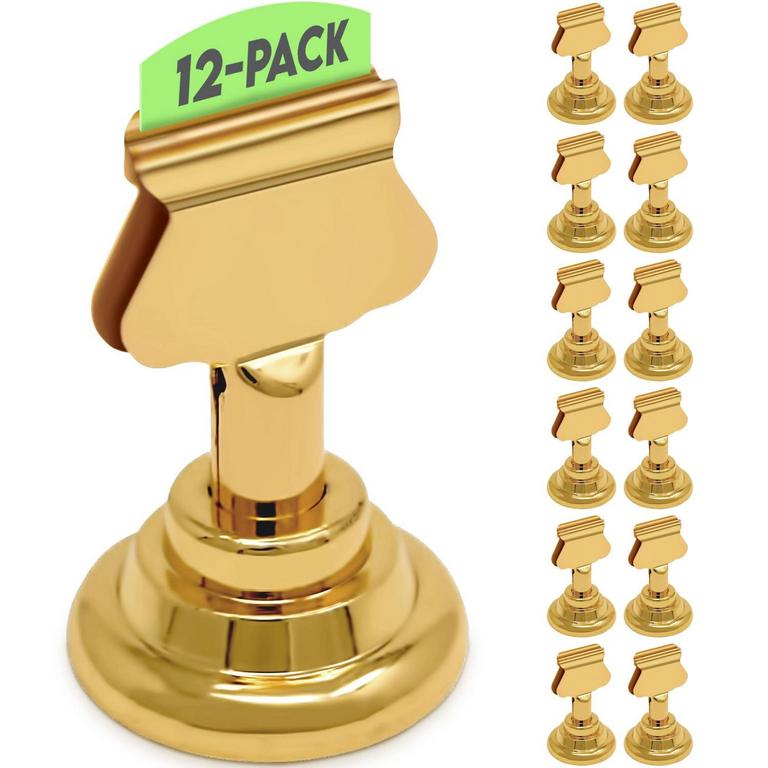 GRAY BUNNY GOLD CARD HOLDER 12PK