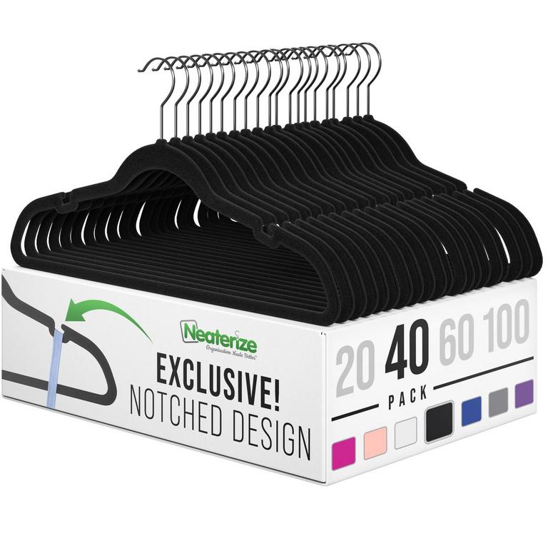 NEATERIZE 40PK VELVET HANGERS