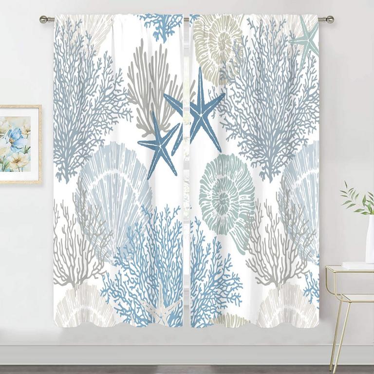 MESHELLY OCEAN CURTAINS