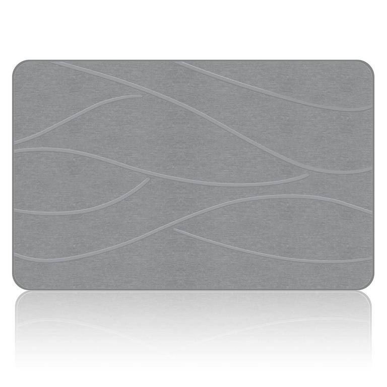 VEELOIM STONE BATH MAT 23.6"X15.4"
