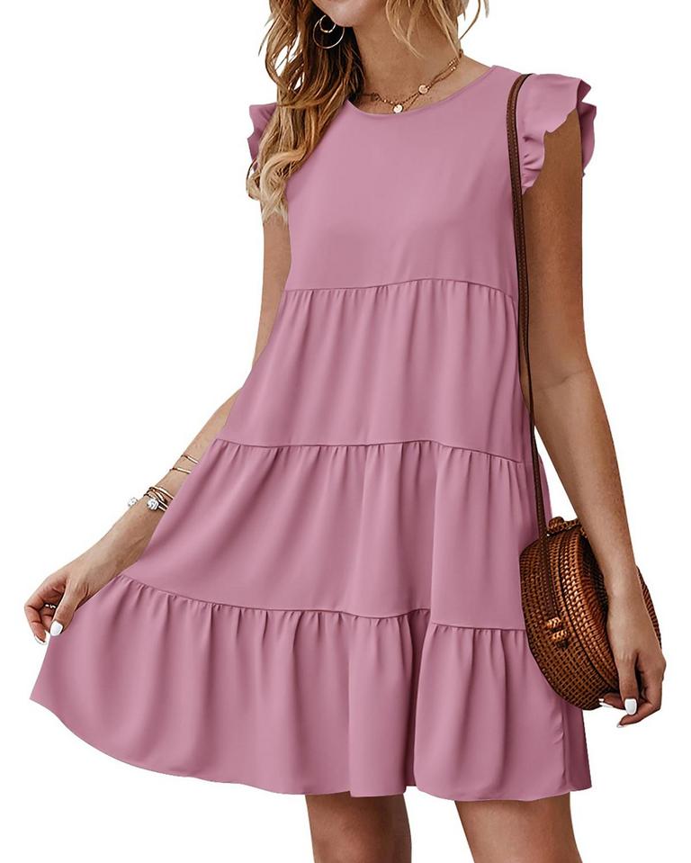 KIRUNDO PINK DRESS SZ S  