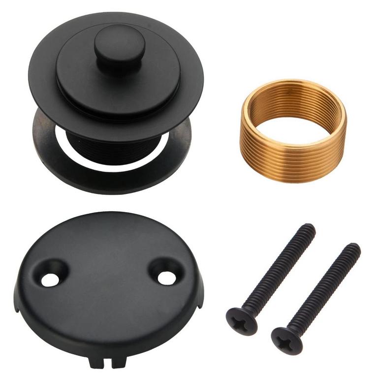 WELLUP BLACK TUB DRAIN KIT