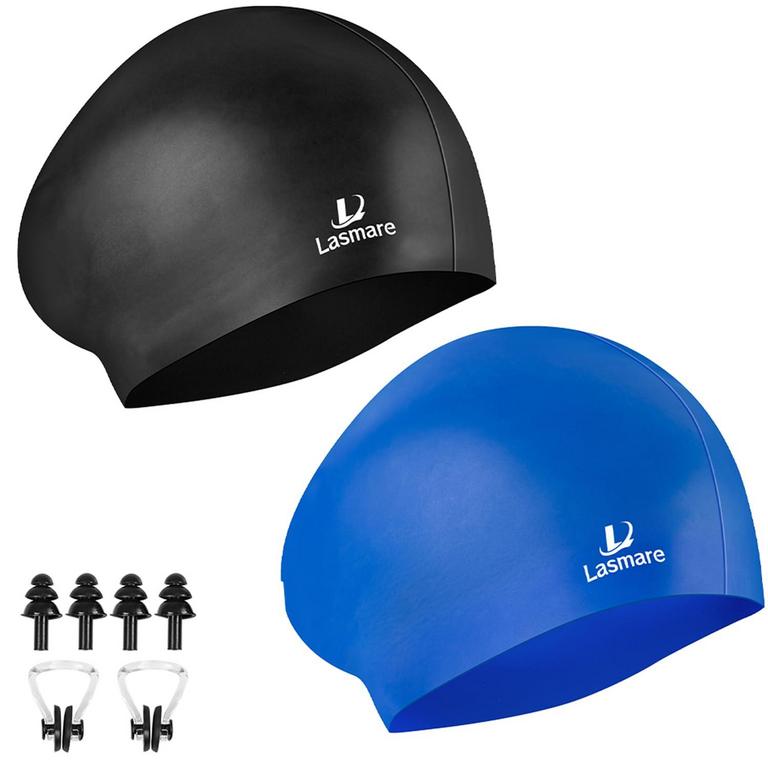 2PK SWIM CAP W/ PLUGS SET