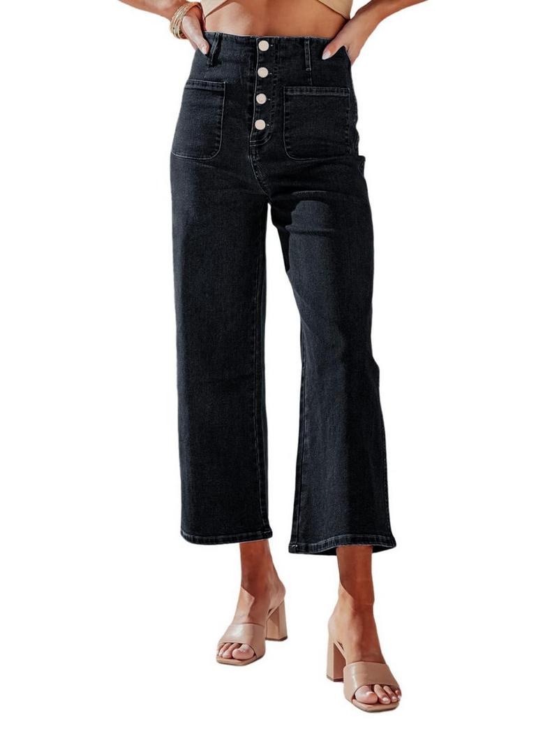 SIDEFEEL SZ 10 WOMEN'S WIDE LEG JEANS
