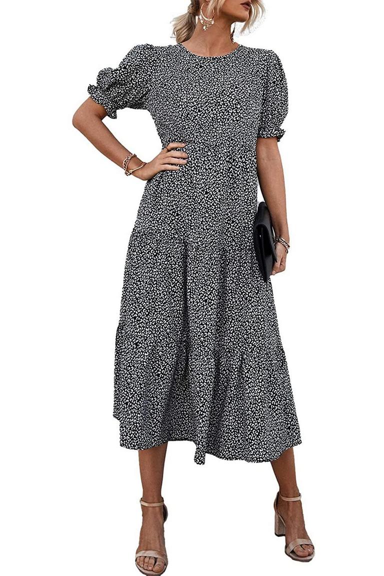 PRETTYGARDEN BOHO DRESS WOMEN'S SZ L