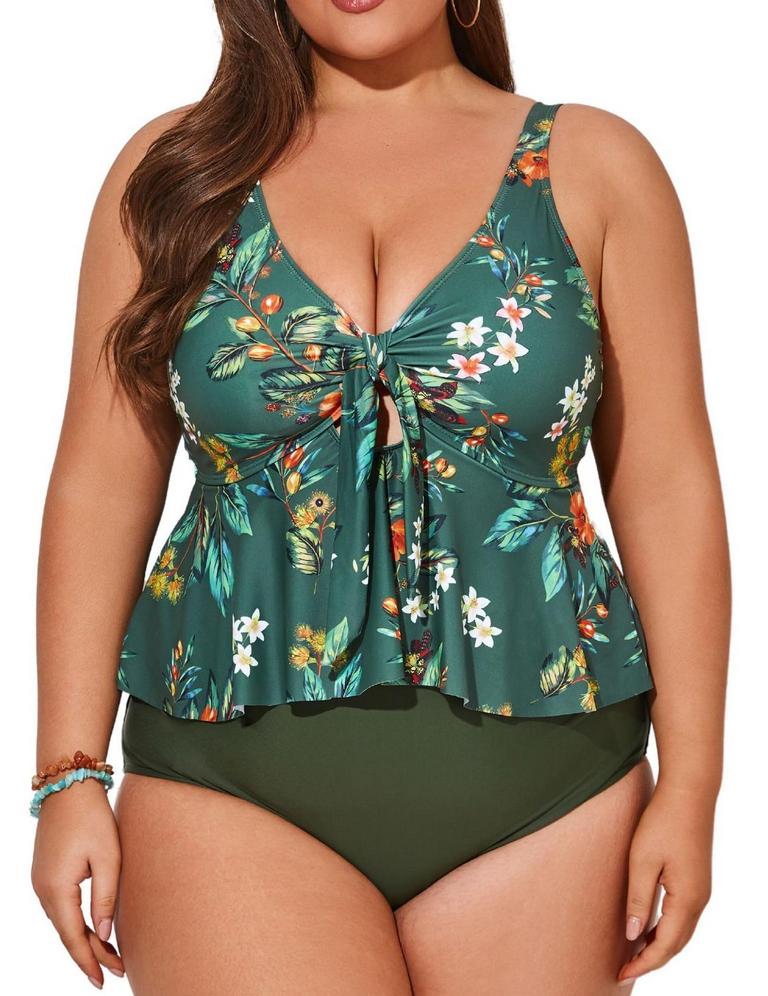 HANNA NIKOLE TANKINI SET WOMEN'S SZ 18