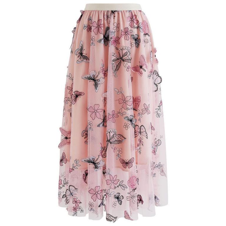 CHICWISH BUTTERFLY SKIRT WOMEN'S SZ L/XL