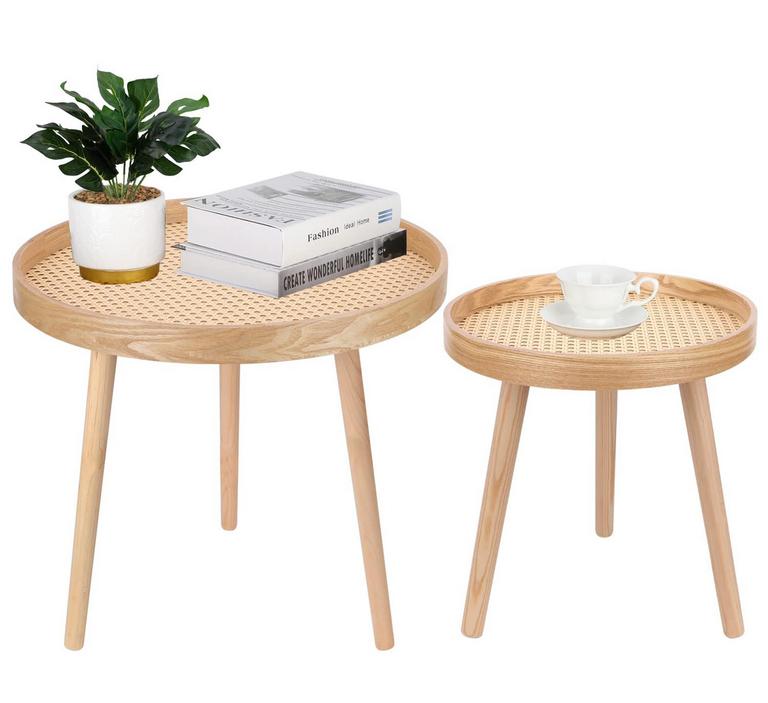 ZYBT BOHO RATTAN TABLES
