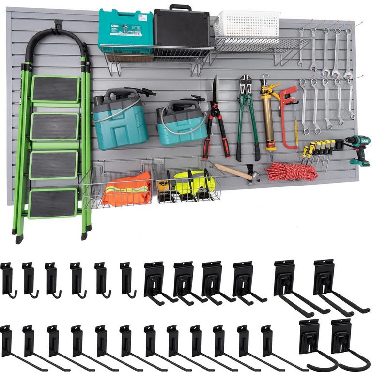 SLAT WALL PANELING 26 HOOKS