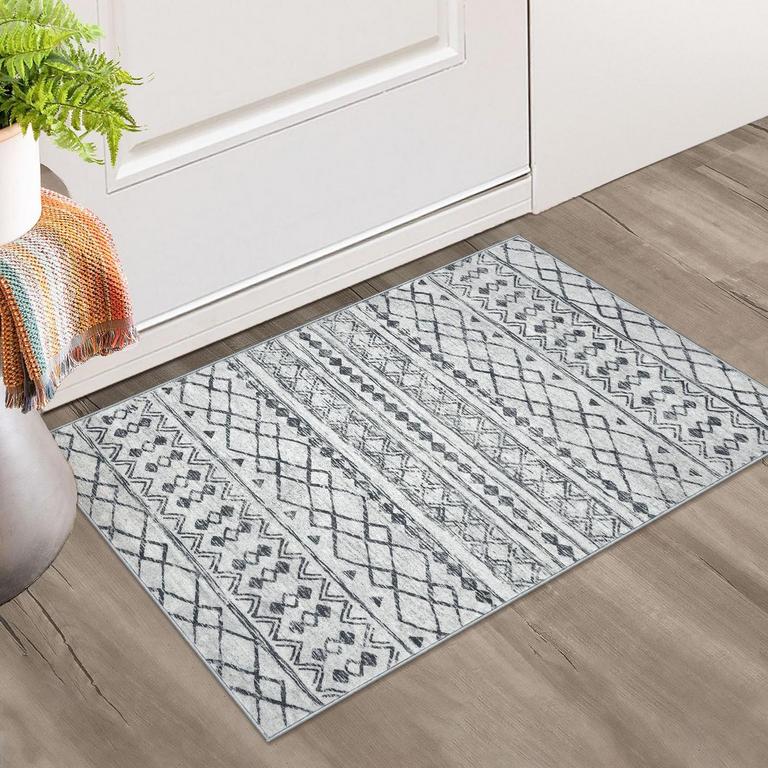 KUTA GREY MOROCCAN RUG 2'X3'