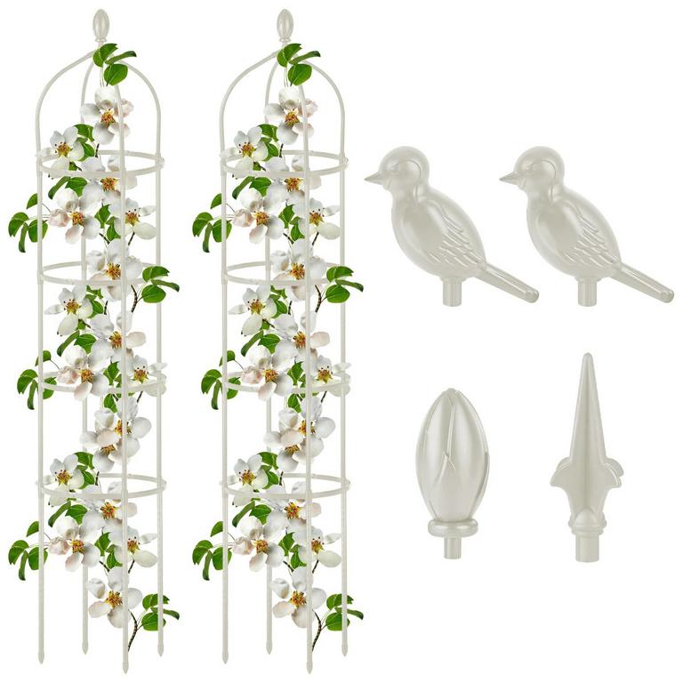 6' GARDEN OBELISK TRELLIS 2PC