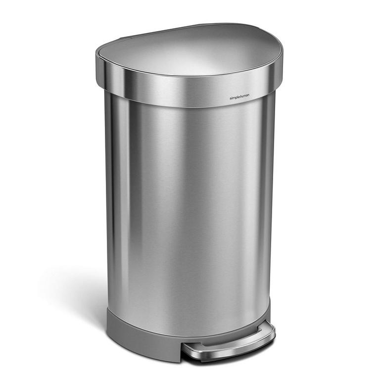 SIMPLEHUMAN 12GAL STEP TRASH CAN 