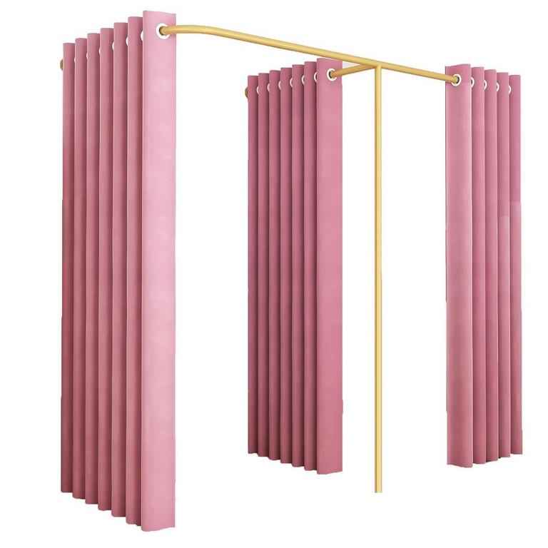 F-SHAPE FITTING ROOMS