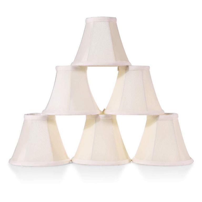 3X6X5IN CHANDELIER SHADES 6PK