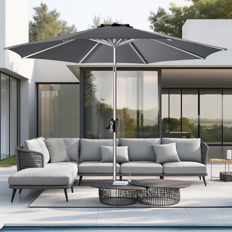 9FT ALUMINUM PATIO UMBRELLA