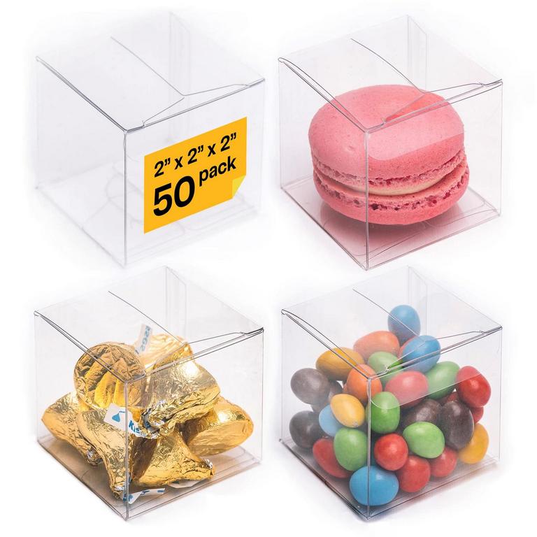 DECVEL CLEAR FAVOR BOXES