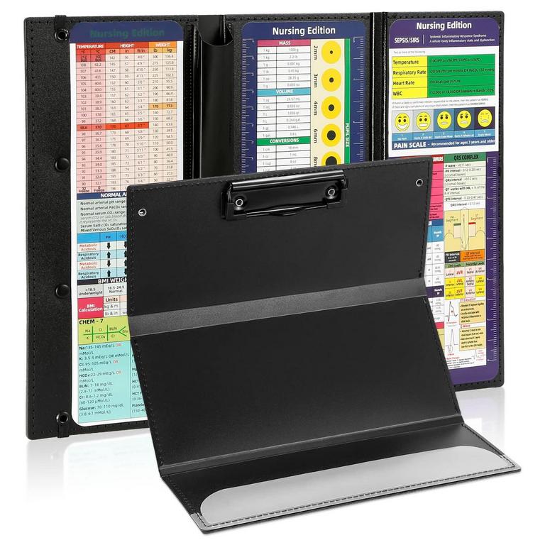 FOLDABLE NURSING CLIPBOARD