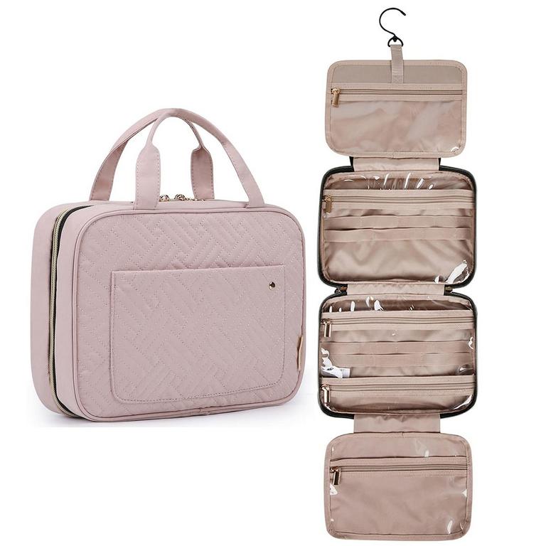 BAGSMART TOILETRY BAG PINK