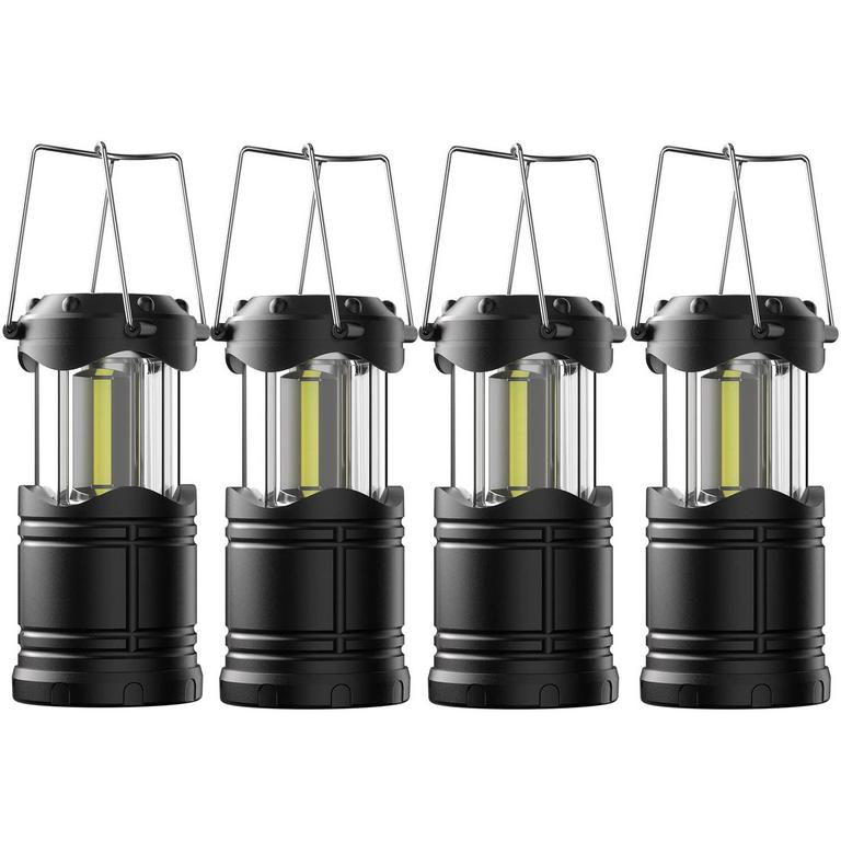 LICHAMP LED CAMPING LANTERNS 4PK