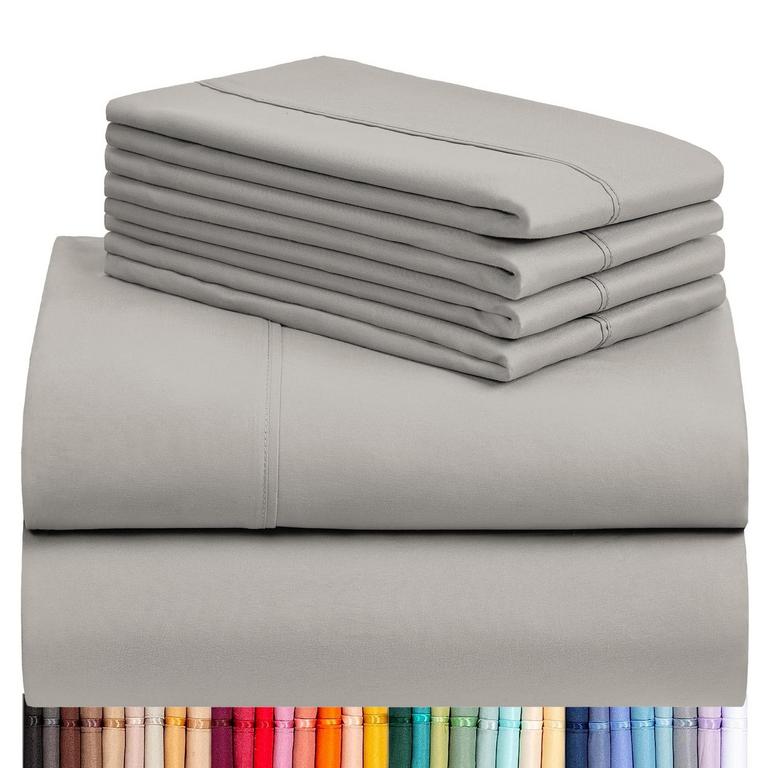 LUXCLUB QUEEN SHEET SET 6PC