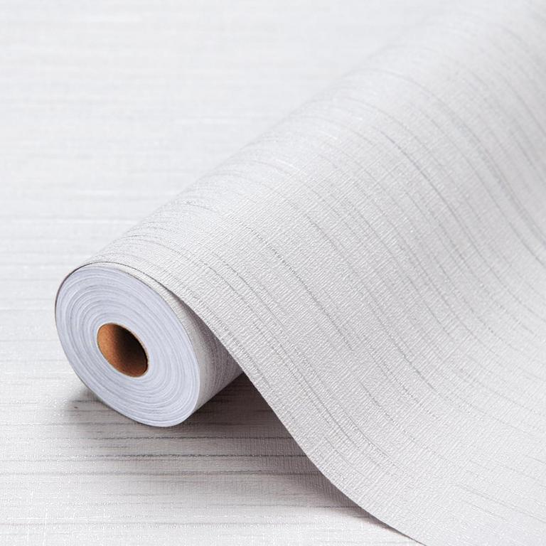 GRASSCLOTH WALLPAPER GRAY 24"X393"