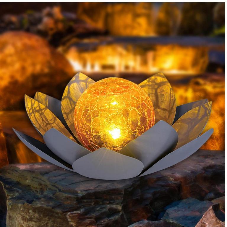 AMBER LOTUS SOLAR LIGHT