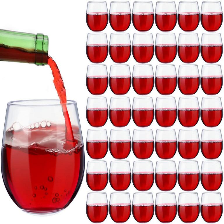 NUOGO 40PC 12OZ PLASTIC WINE