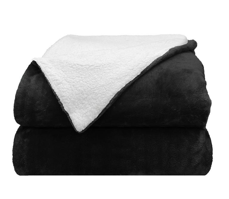 FLANNEL SHERPA BLANKET