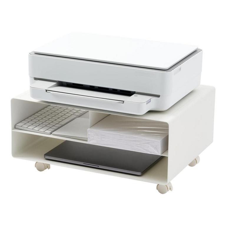 WHITE PRINTER STAND