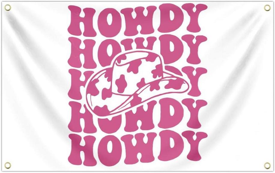 HOWDY - FUNNY FLAGS 