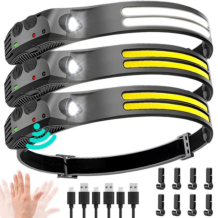 LED DUAL STRIP HEADLAMPS 3PK