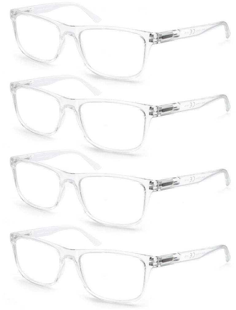 OLOMEE MEN'S READING GLASSES 4PK