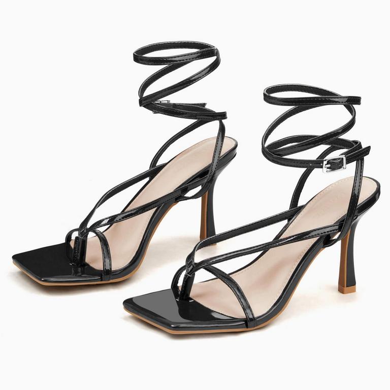 SZ-7.5 LACE UP HEELS