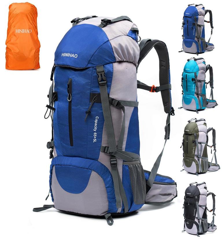 HINIHAO 70L CAMPING BACKPACK