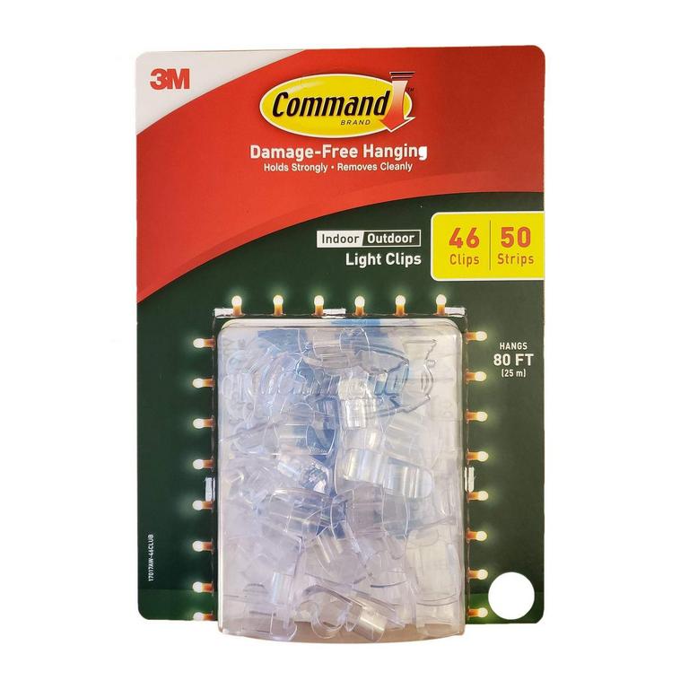 COMMAND VINYL LIGHT CLIPS