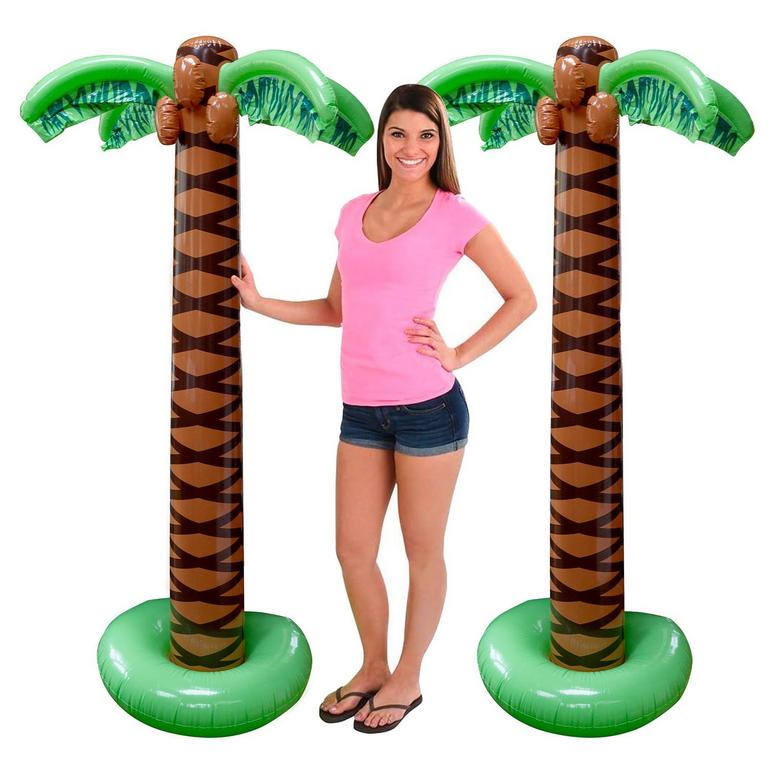INFLATABLE 6FT PALM TREES 2PK