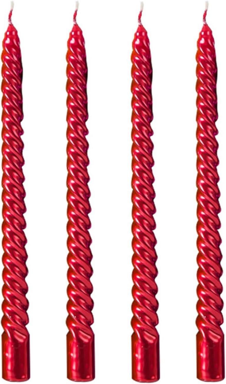 3PK 10" TAPER CANDLES SET OF 4