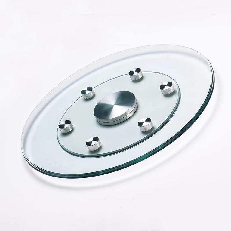 28IN GLASS LAZY SUSAN