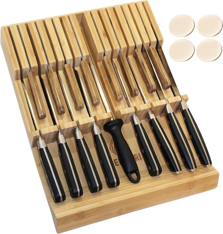 IN-DRAWER KNIFE BLOCK BAMBOO