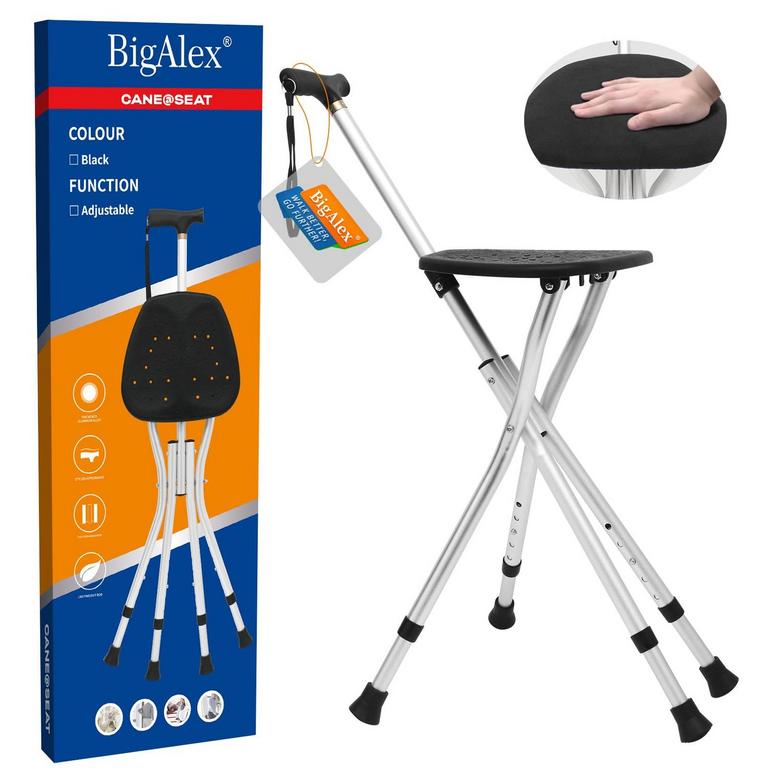 BIGALEX ADJUSTABLE CANE SEAT
