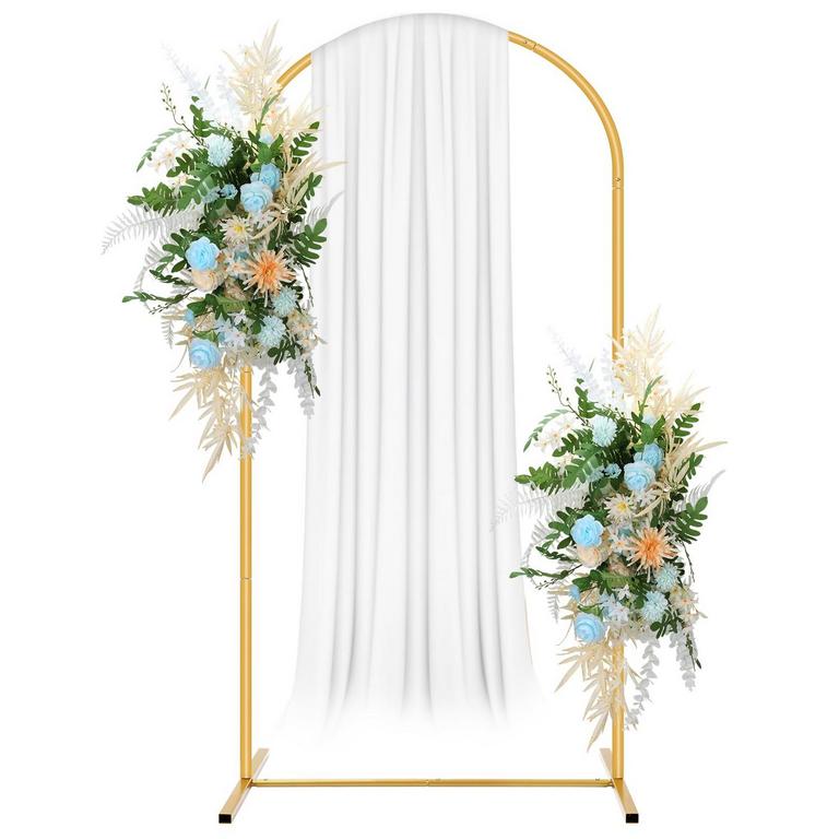 6FT GOLD WEDDING ARCH