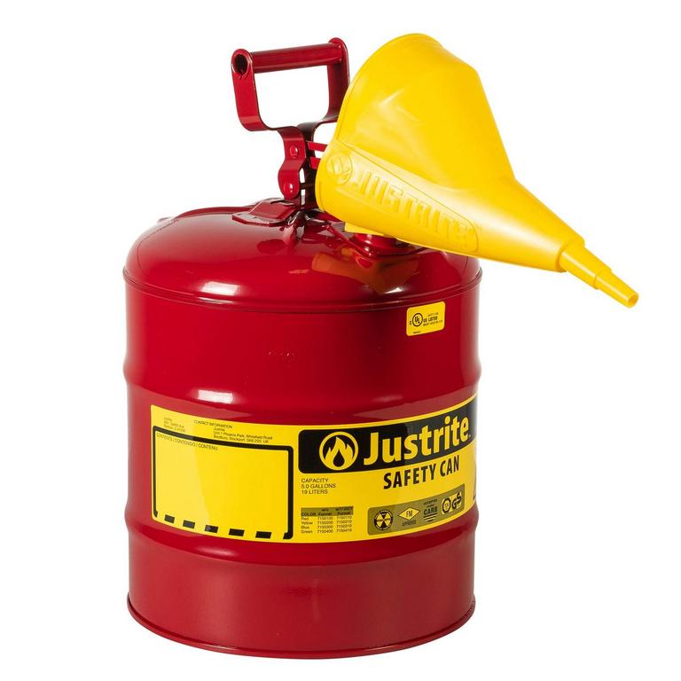 JUSTRITE RED SAFETY CAN