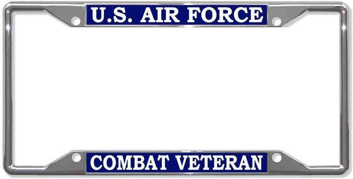 USAF COMBAT VET 4 HOLES PLATE