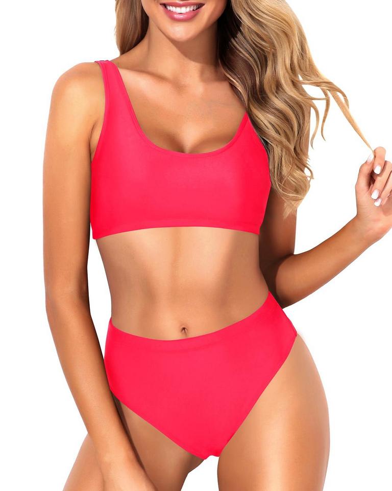 XS SCOOP NECK BIKINI SET