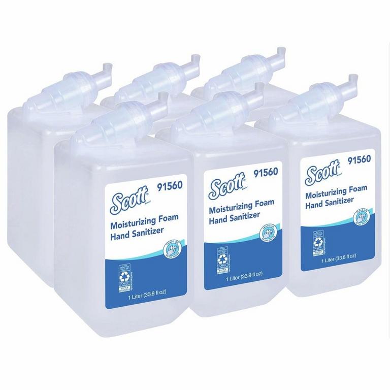 SCOTT HAND SANITIZER REFILLS 6PK
