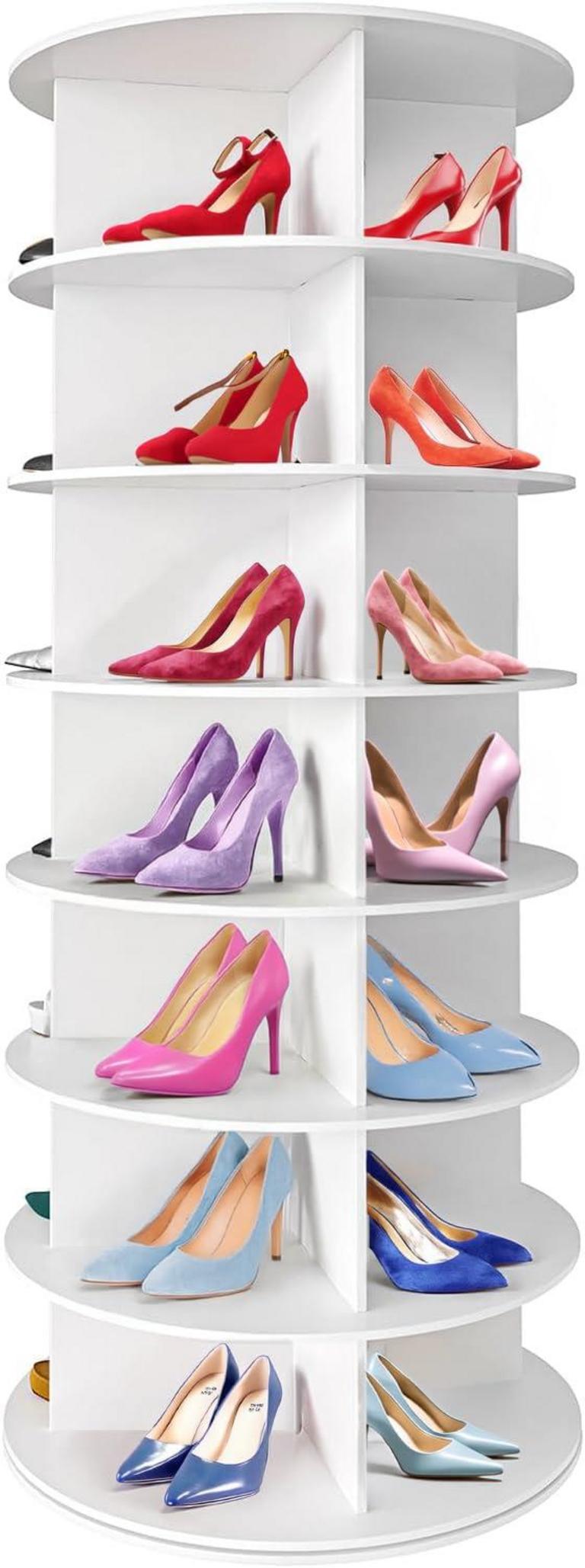 ROTATING SHOE RACK TOWER