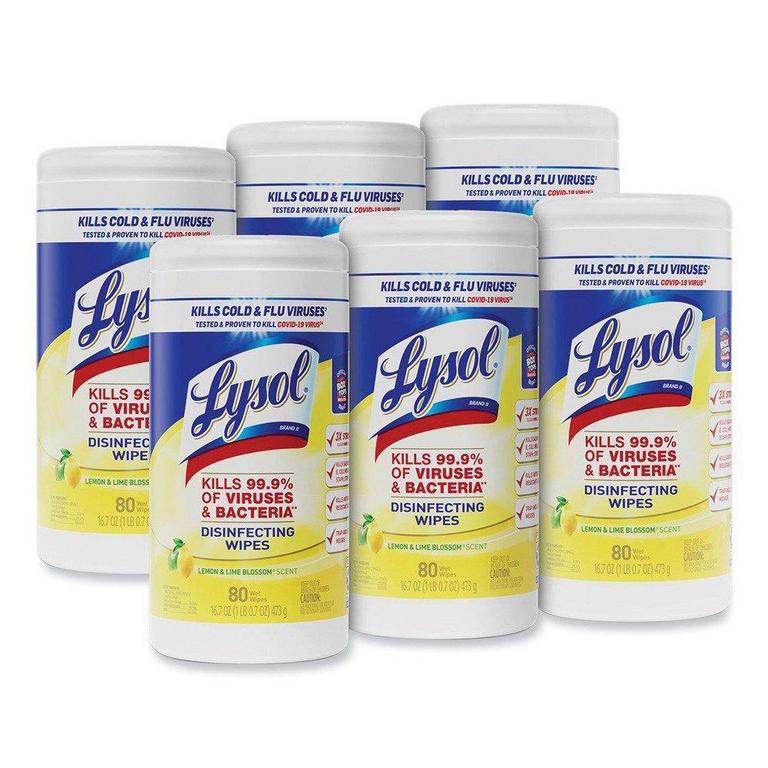 LYSOL DISINFECTING WIPES 6PK