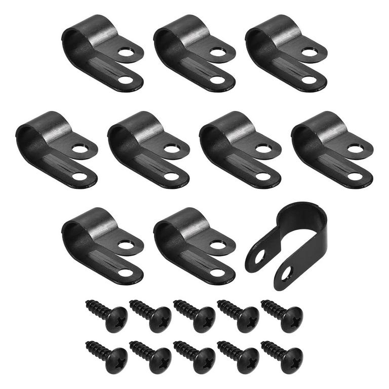 R-TYPE CABLE CLIPS, 0.41-IN.