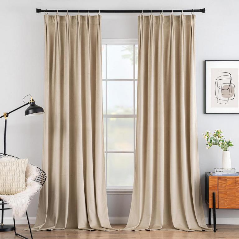 2 MIULEE 52X96IN VELVET CURTAINS